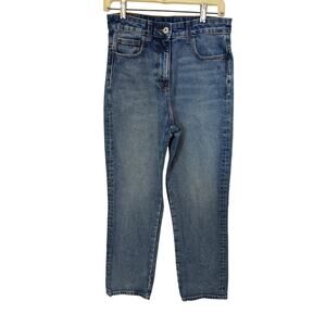 Collusion x005 Straight Fit Denim Jean Medium Wash Blue Women's EU 30 / US 8